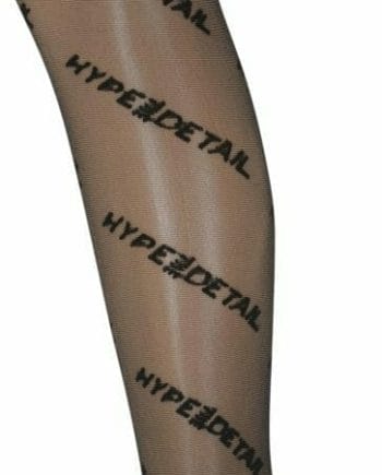 Hype The Detail Strømpebuks Spiral Sort 18 Den.