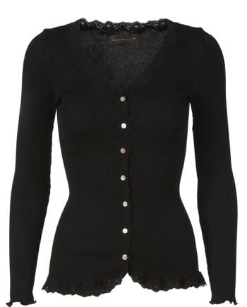 Rosemunde Silk Cardigan Sort