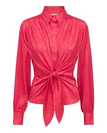 Karmamia Lee Skjorte Cerise Paisley Jacquard
