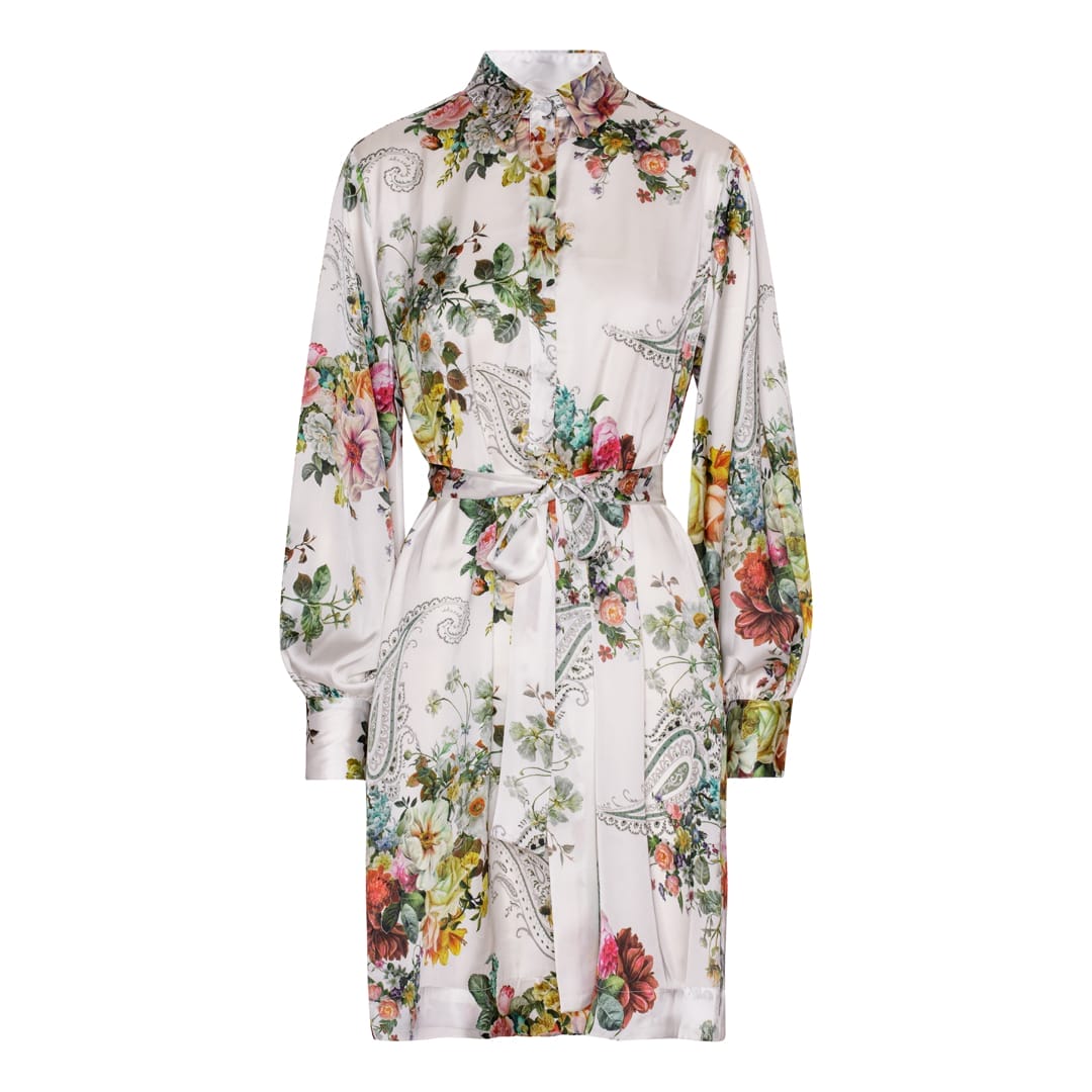 Karmamia_Millie_Kjole_Blomstret_Hvid_Posey_Butik_Friis