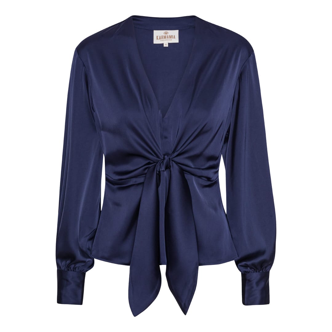 Karmamia_Blair_Blouse_Semi_Rich_Navy_Butik_Friis