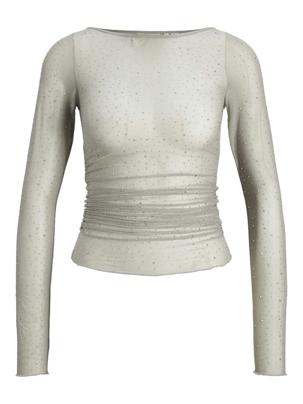 JJXX_Kia_Shine_Langærmet_Top_M_Rhinsten_Gray_Flannel_Butik_Friis