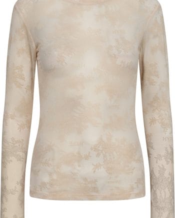 Hype The Detail Blonde Mesh Bluse Nude