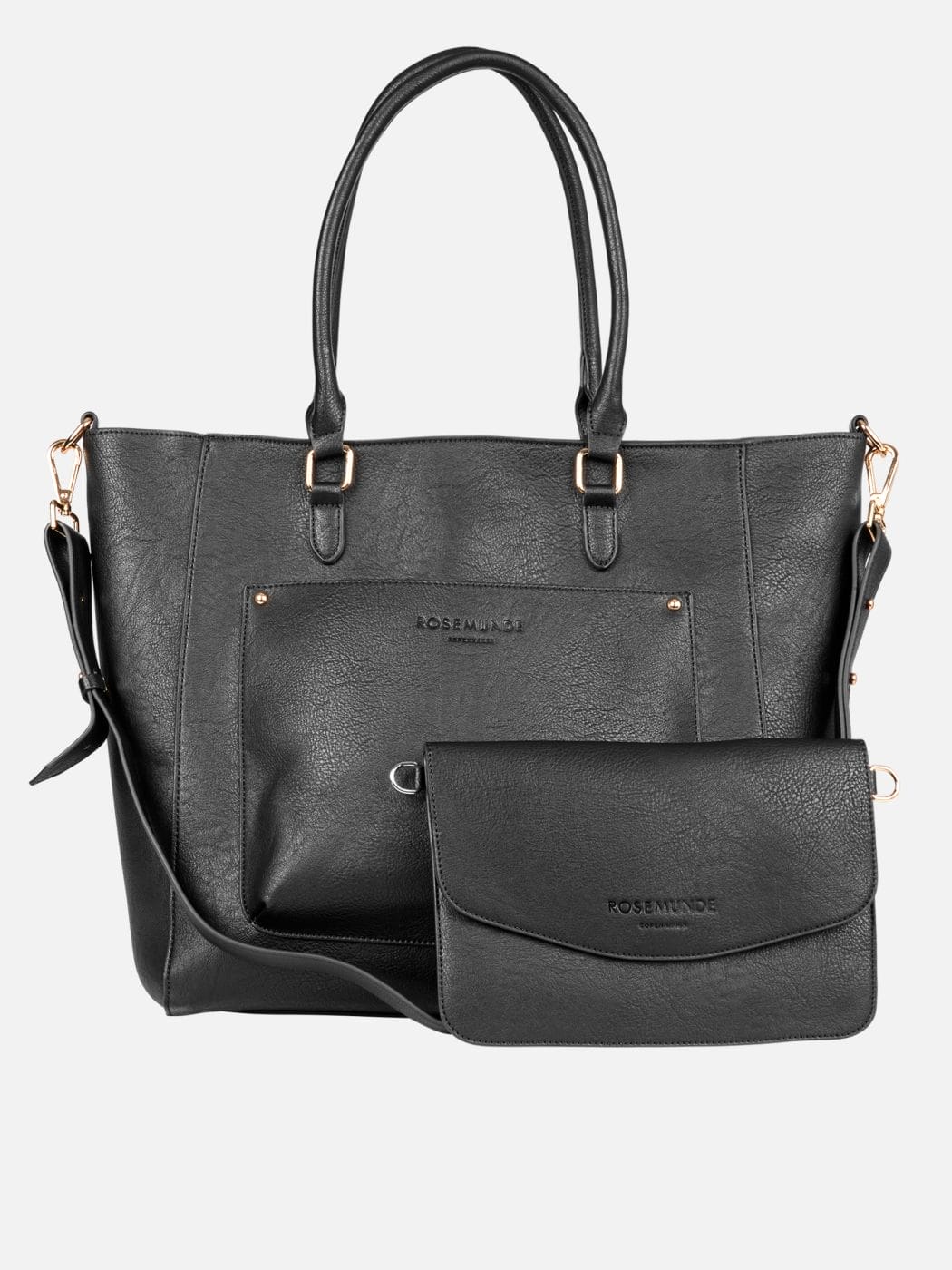 Rosemunde Andora 2 i 1 Big Shopper Sort/Guld