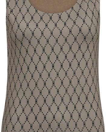 Hype The Detail Printed Top Beige