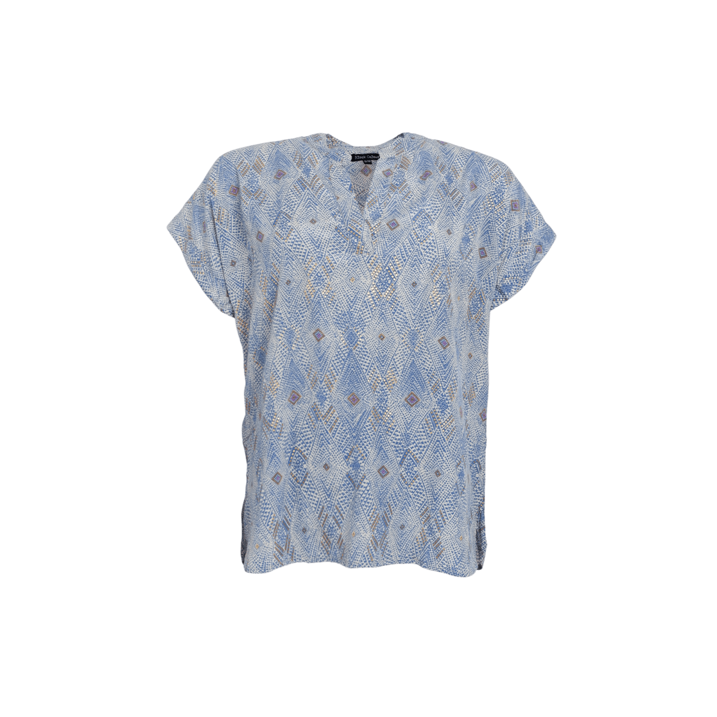 Black_Colour_Luna_Top_Blue_Argyle_Butik_friis