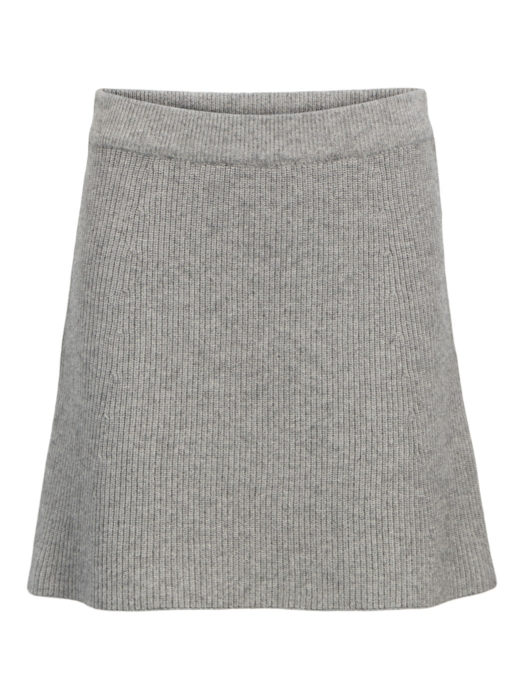 Object_Viola_Kort_Strik_Nederdel_Grå_Butik_Friis