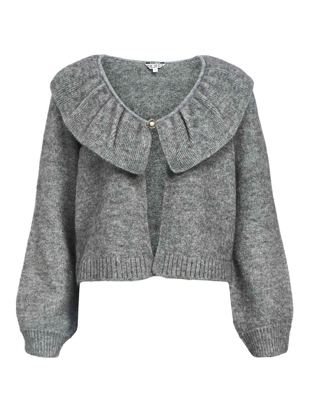 Object_Denisi_Strik_Cardigan_Grey_Melange_Grå_23047269_Butik_Friis