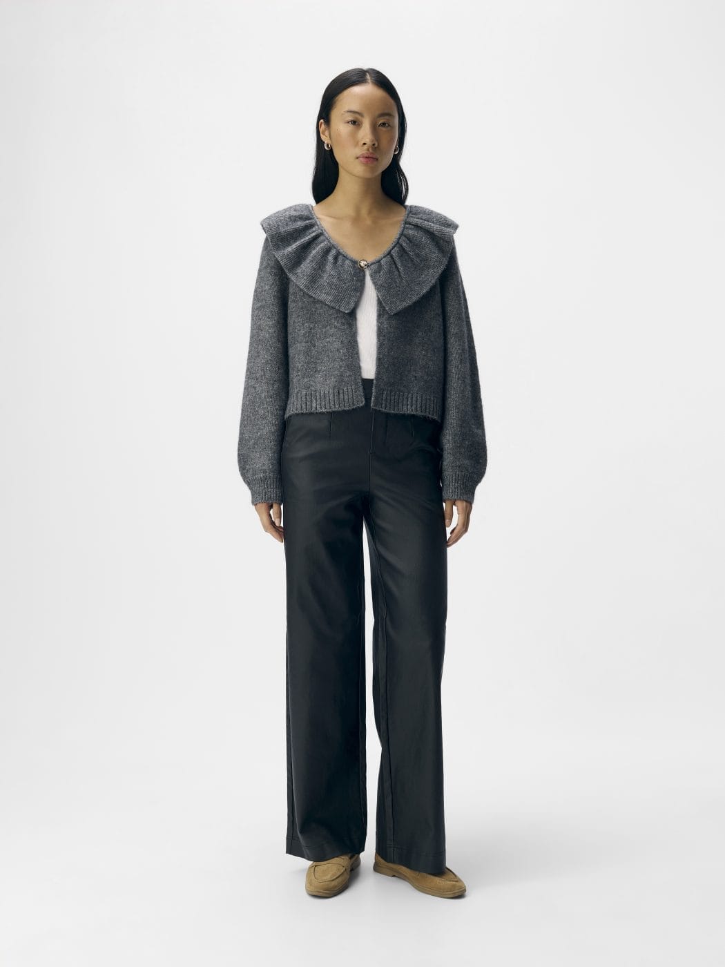 Object_Denisi_Strik_Cardigan_Grey_Melange_Grå_23047269_Butik_Friis4