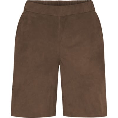 Notyz_11426_Suede_Bermuda_Shorts_Dark_Chocolate_Brown_Butik_Friis1