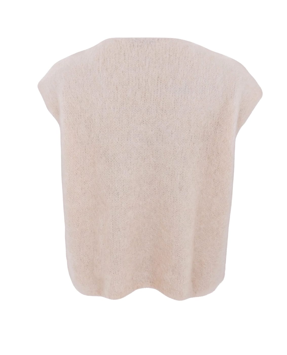 Black Colour Bjoerk Strik Vest Latte