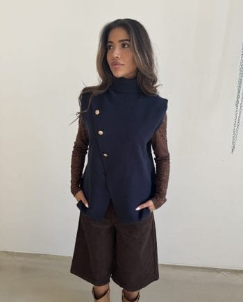 Continue Lola Vest Navy Blue