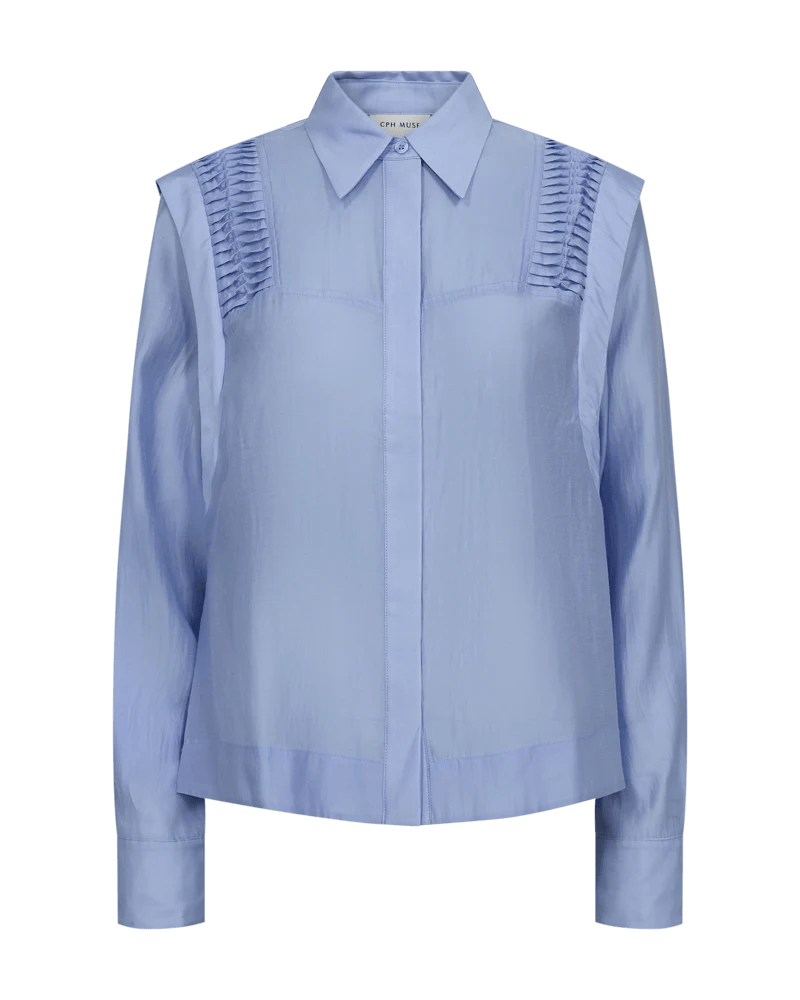 Copenhagen Muse Molly Skjorte Blue Heron