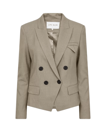 Copenhagen Muse Tailor Dobbeltradet Blazer Winter Twig Melange