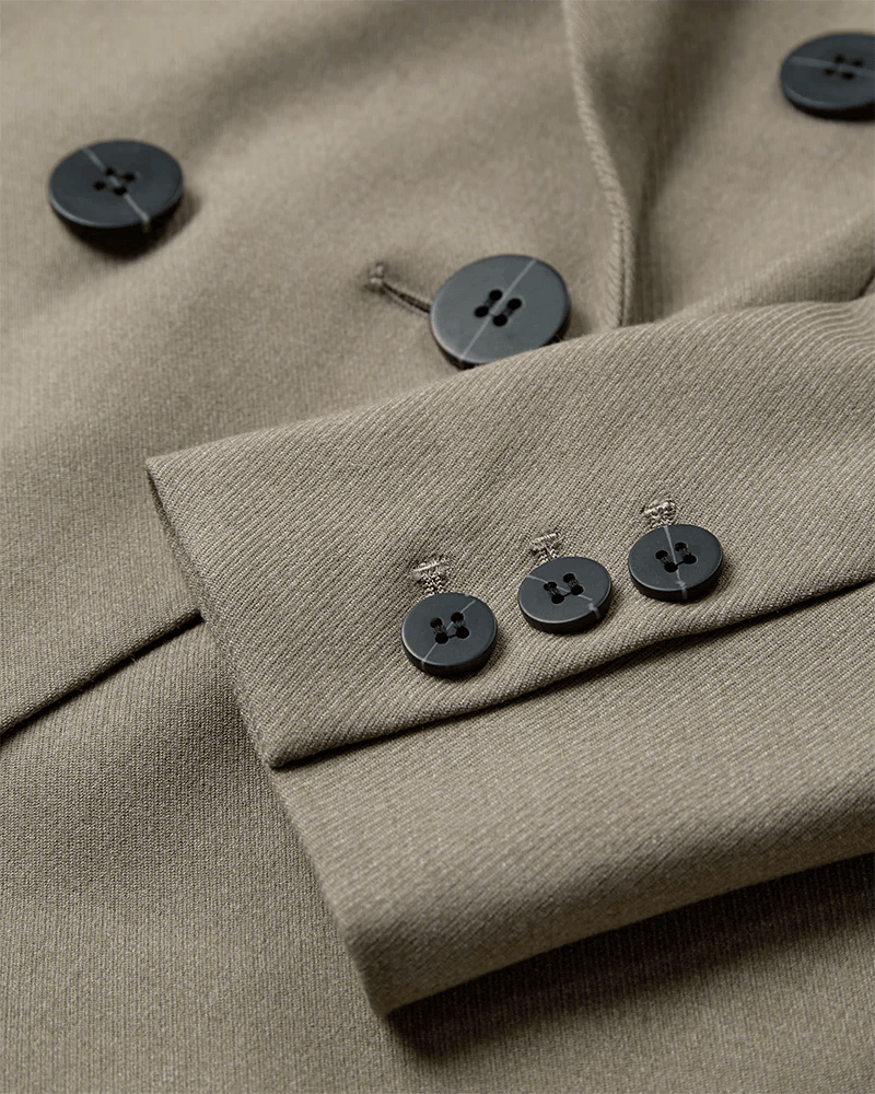 Copenhagen Muse Tailor Dobbeltradet Blazer Winter Twig Melange