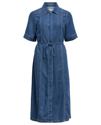 Object Frame 2/4 Lang Denim Kjole