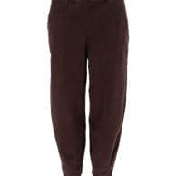 Black Colour Memphis barrel Bukser Coffee