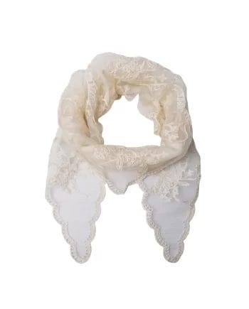 Black Colour Miriana Blonde Tørklæde Råhvid