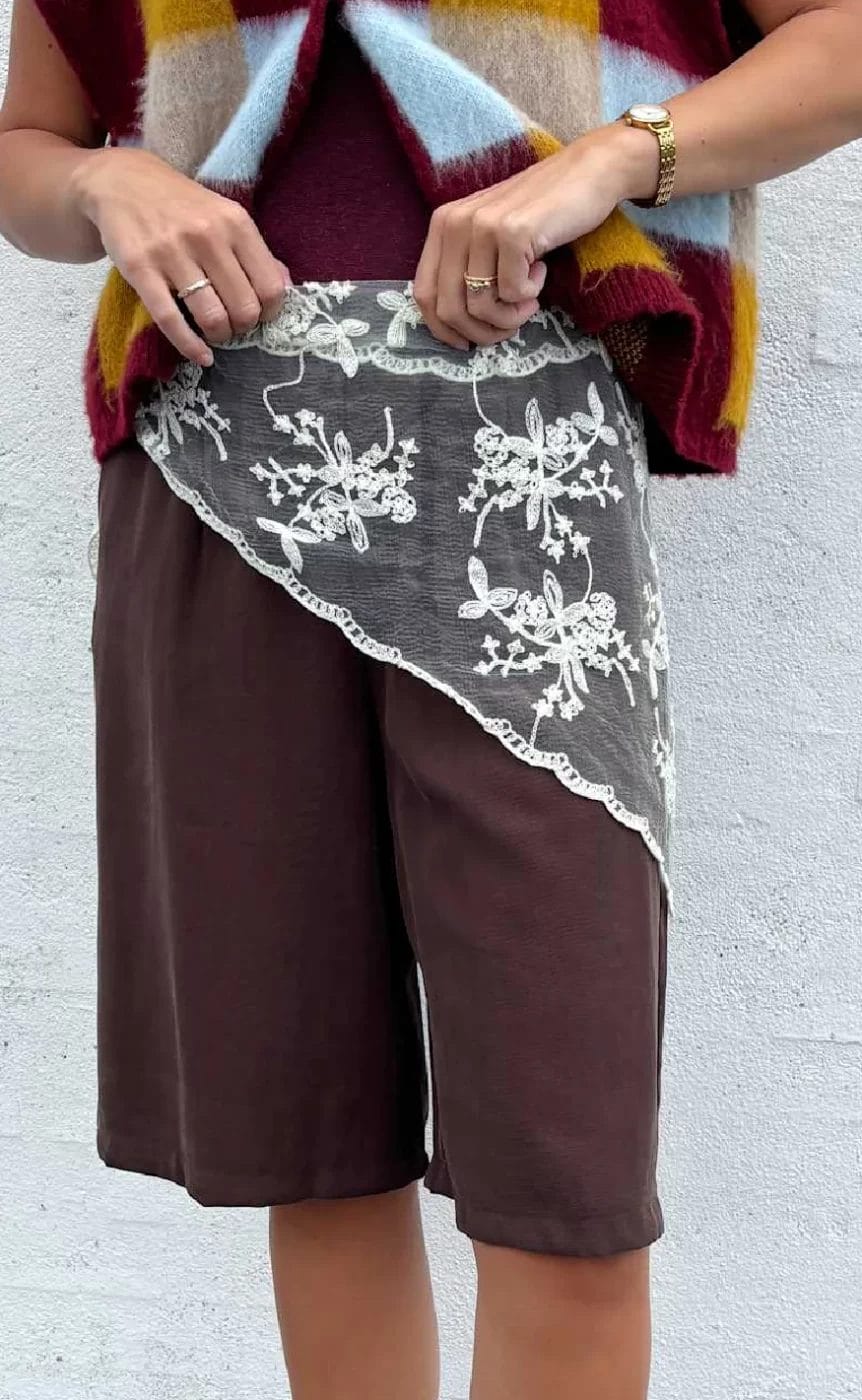 Black Colour Miriana Blonde Tørklæde Råhvid