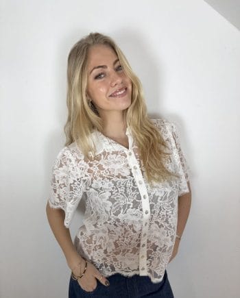 Continue Paloma Blonde Skjorte Off White