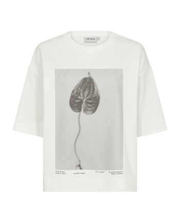 Copenhagen Muse T-Shirt M. Print Råhvid
