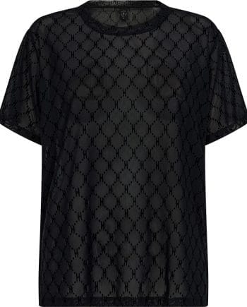 Hype The Detail Mesh T-shirt Oversized Sort