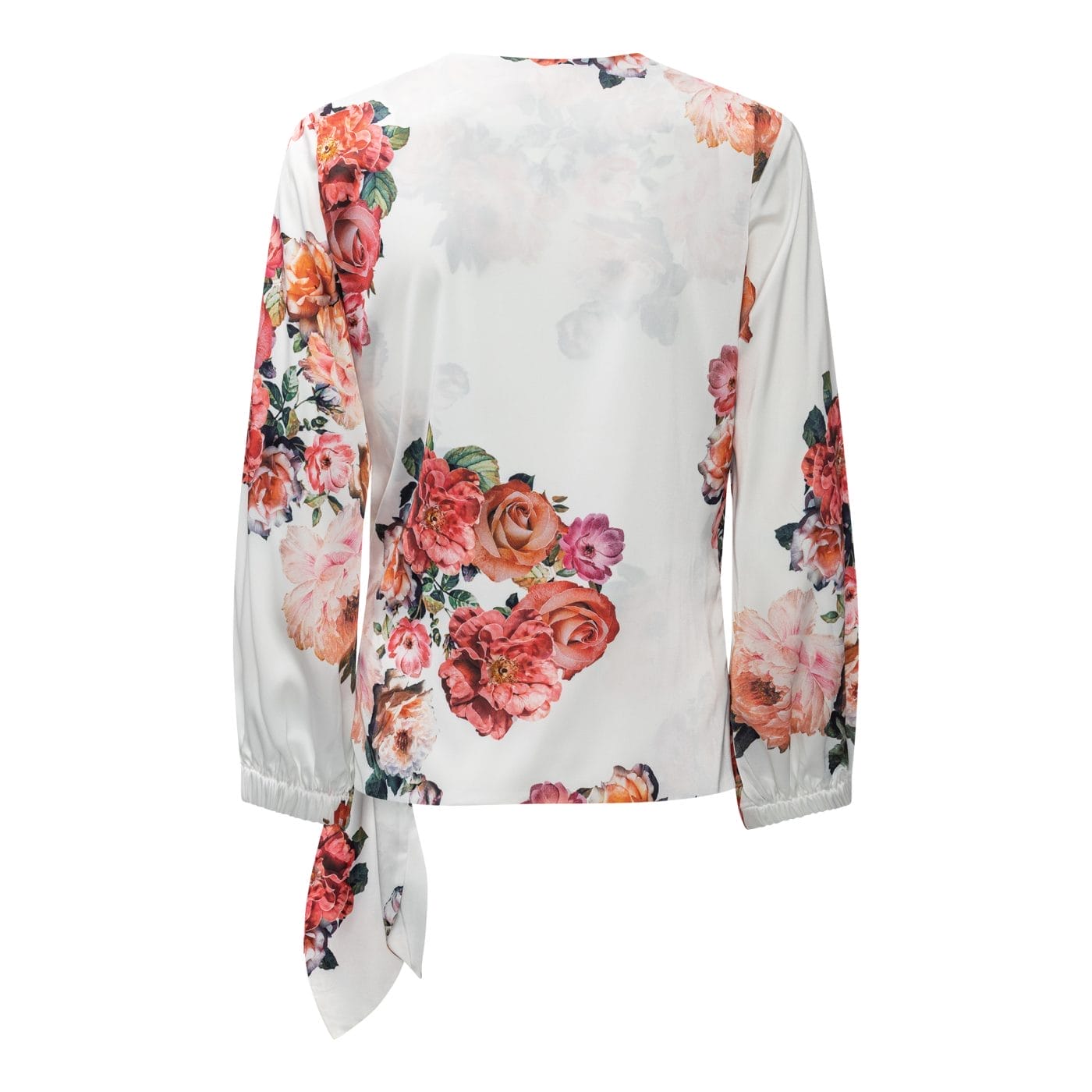 Karmamia Elena Bluse Fiori Blanc