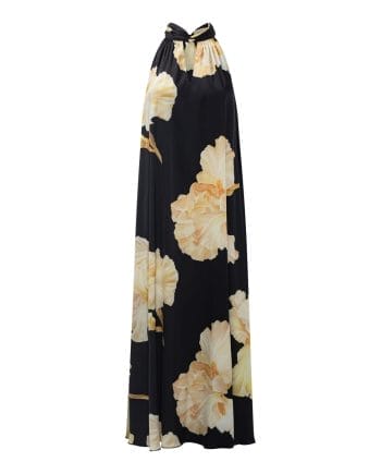 Karmamia Heather Maxi Kjole Gold Maxi Flower