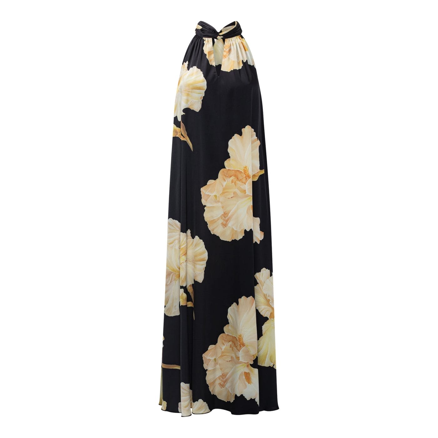 Karmamia Heather Maxi Kjole Gold Maxi Flower