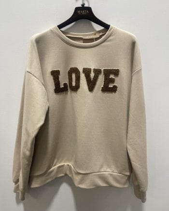 Marta Du Château Jessa Sweatshirt Beige Brown