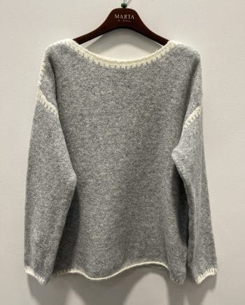 Marta Du Château Linette Strik Light Grey