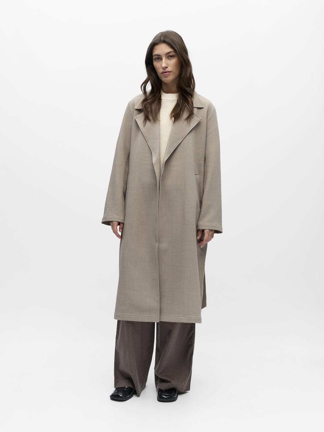 Object Marie Trenchcoat Desert Taupe/Melange
