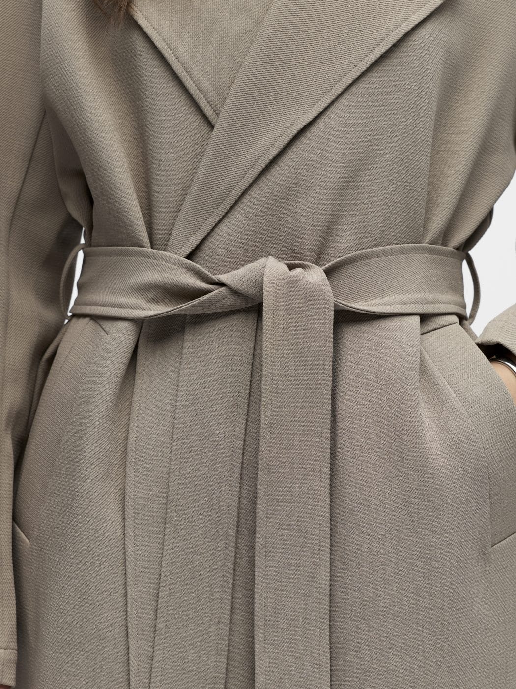 Object Marie Trenchcoat Desert Taupe/Melange