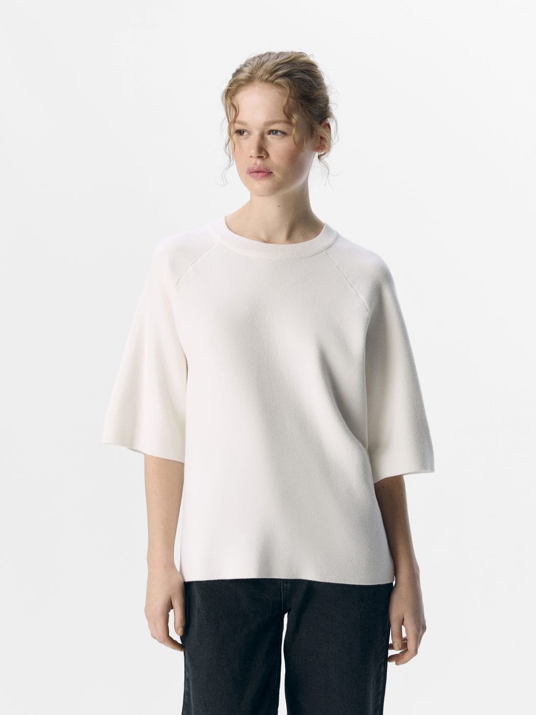 Object Reynard Pullover Trøje Cloud Dancer