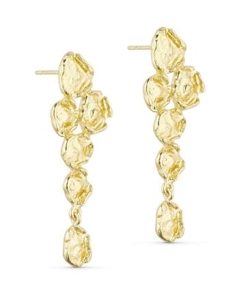 Pure By Nat Fie Øreringe - 24K Guldbelagt