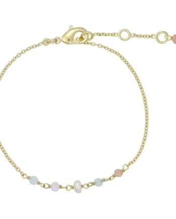 Pure By Nat Ella Armbånd - 24K Guldbelagt, Pastel