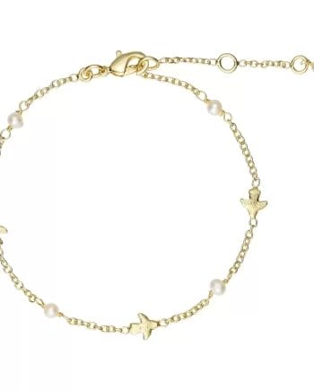 Pure By Nat Ava Armbånd - 24K Guldbelagt