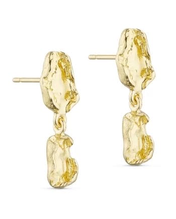 Pure By Nat Delilah Øreringe - 24K Guldbelagt