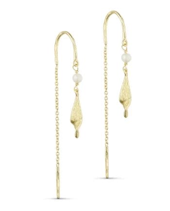 Pure By Nat Olivia Øreringe - 24K Guldbelagt