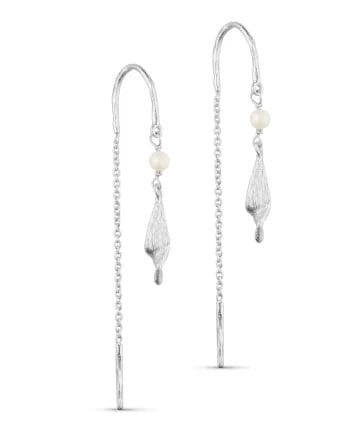 Pure By Nat Olivia Øreringe - Sølvbelagt