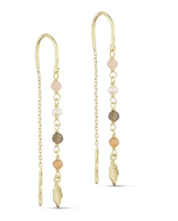 Pure By Nat Hazel Øreringe - 24K Guldbelagt