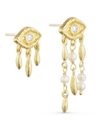 Pure By Nat Evelyn Uens Øreringe - 24K Guldbelagt