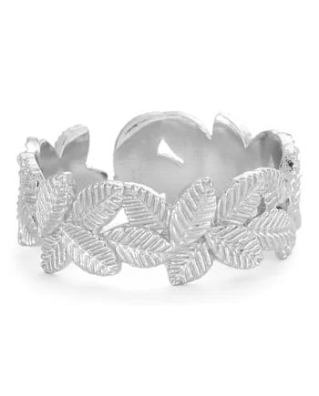 Pure By Nat Dahlia Ring - sølvbelagt