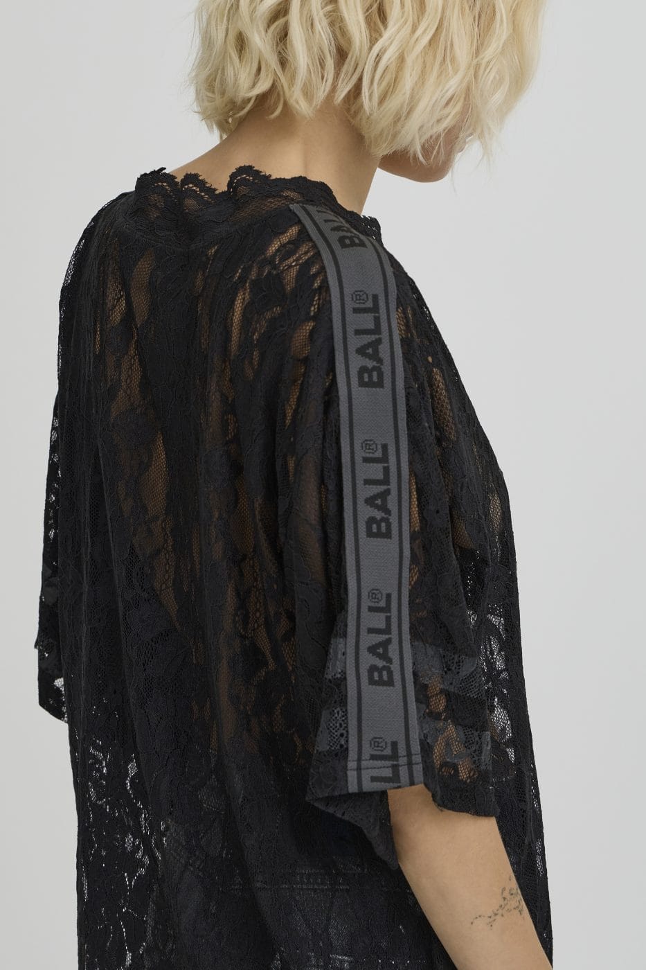 BALL Fine Blonde Bluse Sort