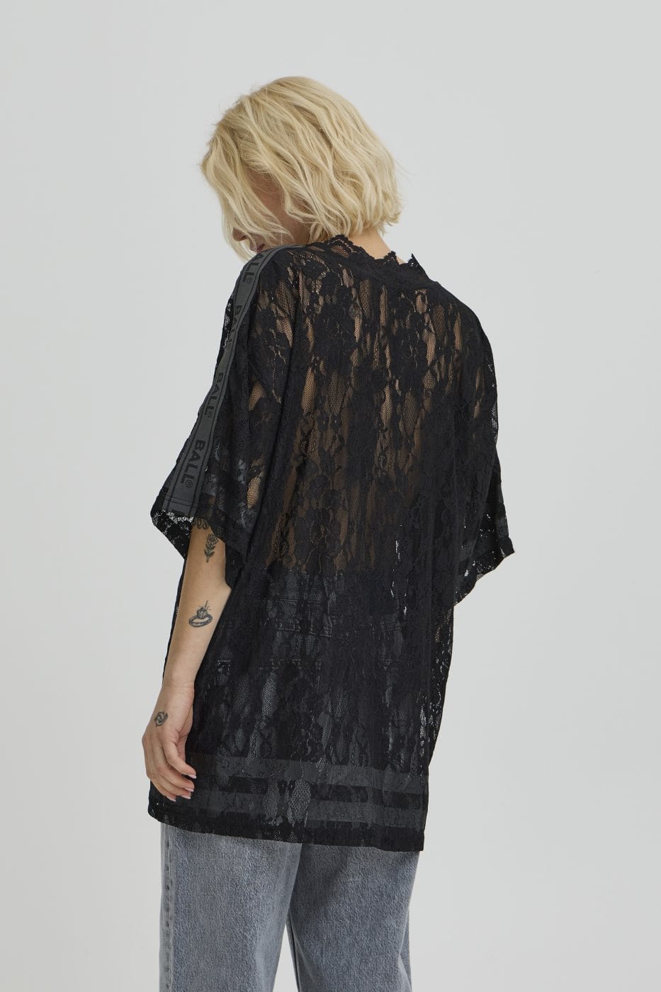 BALL Fine Blonde Bluse Sort