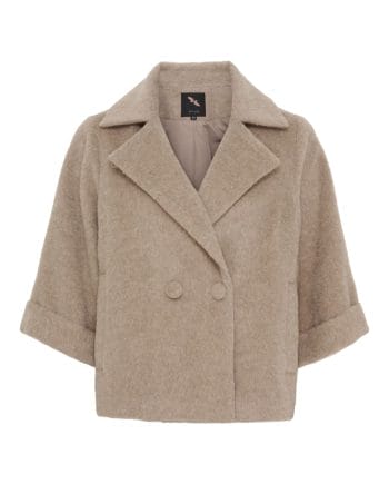 BTF-CPH Trenchcoat W. Short Sleeves Oatmeal Melange