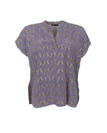 Black Colour Luna Andrea Bluse Blue Mist