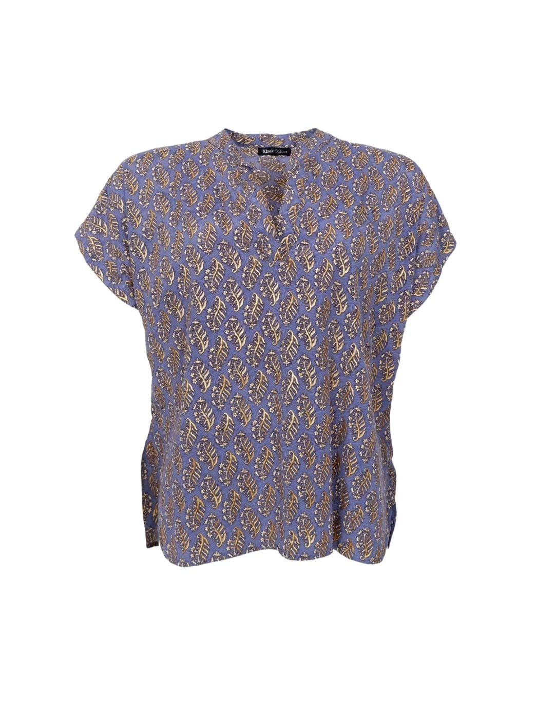 Black Colour Luna Andrea Bluse Blue Mist