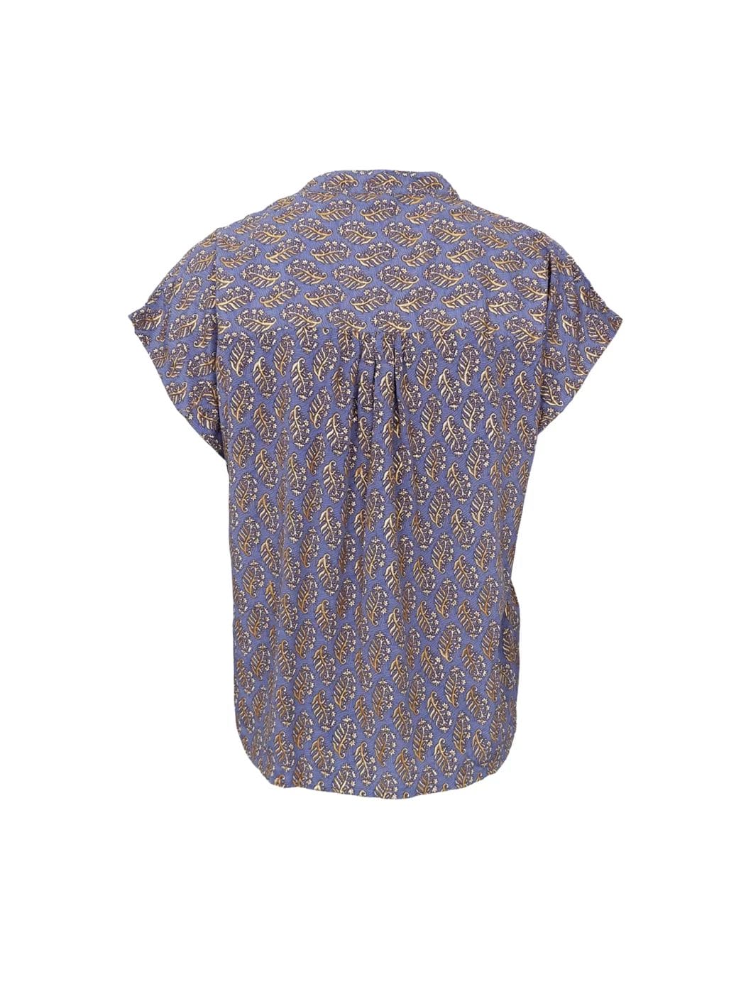 Black Colour Luna Andrea Bluse Blue Mist