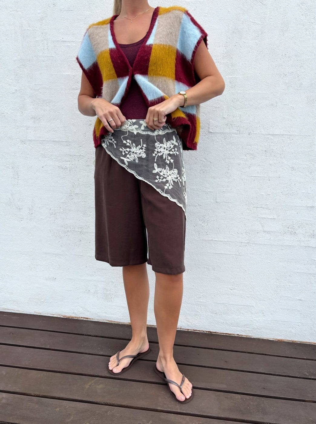 Black Colour Miriana Blonde Tørklæde Butter Yellow